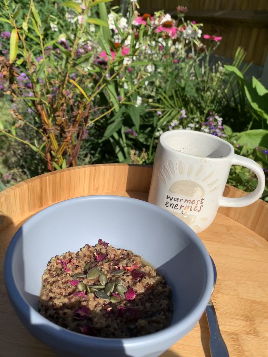 Breakfast in the garden