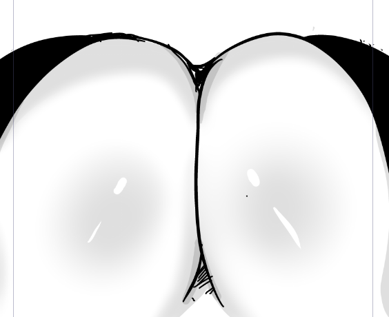 Big ass goth girl