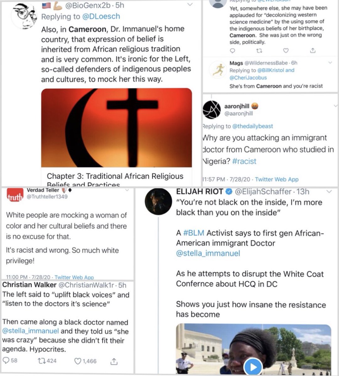 Just a heads-up: The “demon sperm” doctor being promoted by Breitbart & Trumpworld is likely going to be used as a ploy to suggest that leftists are racist for attacking a Black doctor. That’s classic Breitbart style. You can already see the narrative taking shape...