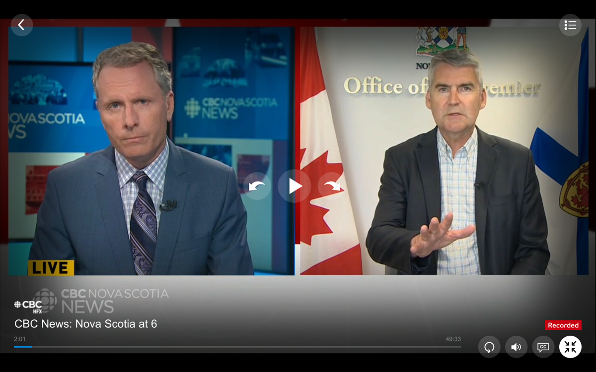 Murphy: Just to remind the audience, legal scholars question your perception of the involvement of the federal govt. at the Desmond Inquiry. McNeil: Don't take my word for it, Tom. Go read the Commissioner's opening statement on May 21.