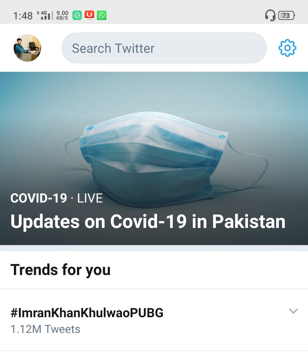 abduljabbar704's tweet photo. #imrankhankholopubg
#PMImranKhan
1.04M tweets  
Instead of banning games ,ban por* websites 🚫
Gaming is not a crime ❗
#ImranKhanKhulwaoPUBG https://t.co/bU2jaYnSZR