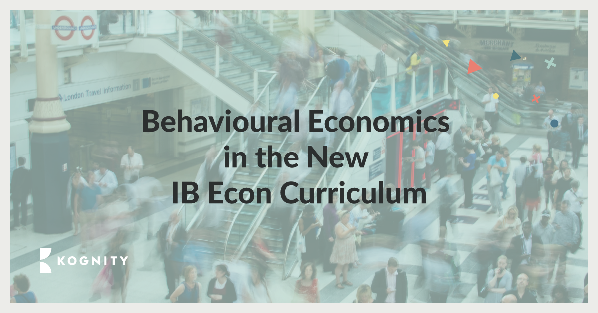 KognityEd's tweet photo. A breath of fresh air - Behavioural Economics will be a part of the new IB Econ curriculum. What is it exactly and how can you incorporate it into your teaching? Read all about it over on the blog this week! 

https://t.co/5tK2tt07vZ

#economics #IBDP #education #teaching https://t.co/v5gUzwx4y6