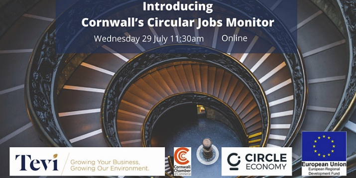 tevicornwall's tweet photo. Join us TODAY to find out about Cornwall’s economic potential in a #CircularEconomy

Speakers include @KimConchie1
@DanBloomfieldis @circleeconomy @peterlefort

https://t.co/UtfP5FCugw

#CircularJobsMonitor https://t.co/3UvDnZJb2n