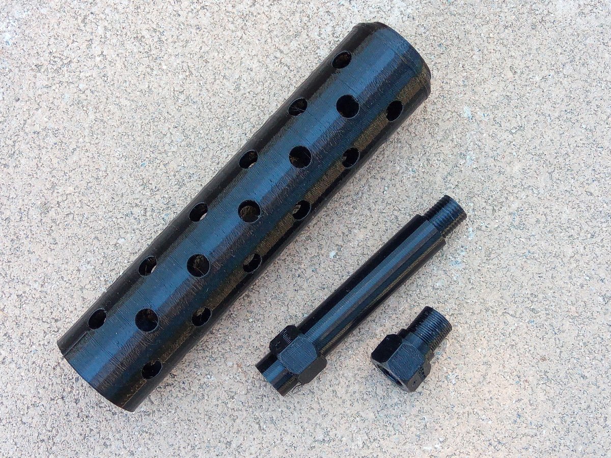 AirPower3D's tweet photo. A310 Barrel Shroud Muzzle Device for Sig Sauer MCX Air Rifle https://t.co/31sOXCRxpL #airgun #SigSauer #AirPower3D #SigMCX #AirRifle https://t.co/FdDTxs9JLR