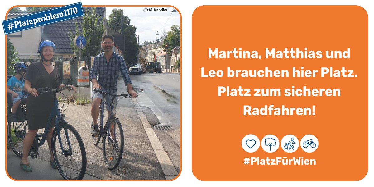 platzfuerwien's tweet photo. Seit 30 Jahren kämpft die Bevölkerung in #Hernals für einen Radweg von Dornbach nach Neuwaldegg, aber BVin @IlsePfeffer sind ein paar Parkplätze wichtiger.
Der Verkehr ist hier gewaltig. Die vielen Familien mit Kindern nutzen da lieber gleich den Gehsteig. 1/2
#Platzproblem #PFW https://t.co/9cil5AexDX