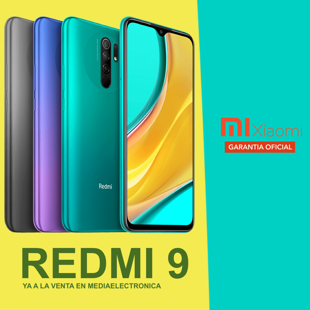 ✴️ NOVEDAD XIAOMI REDMI 9!!🔥🔥
✅ Entrega en 24h laborables
🇪🇸 Garantía Oficial Xiaomi 2 años⚡️⚡️
📲 Versión Global 64GB

💰👉 👉 155€ 👈 👈💰

✔️4 Cámaras 48+8+2+2Mpx
✔️Pantalla FHD+6,53"
✔️5020mAh

🛒Link de Compra: bit.ly/3gbmh9U