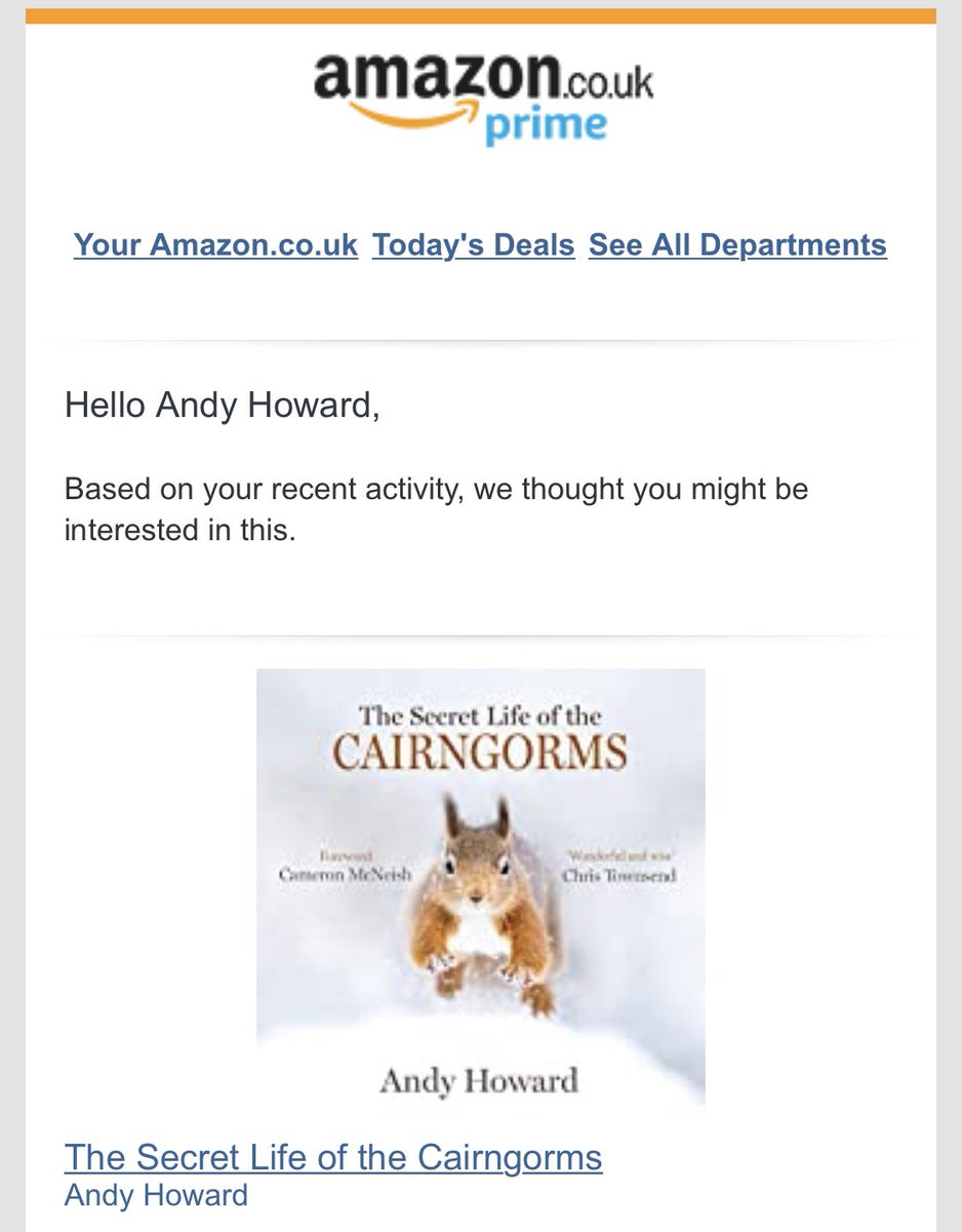 Thanks for the recommendation <a href="/amazon/">Amazon</a> 🤦🏻😂
Great choice tho! 😉