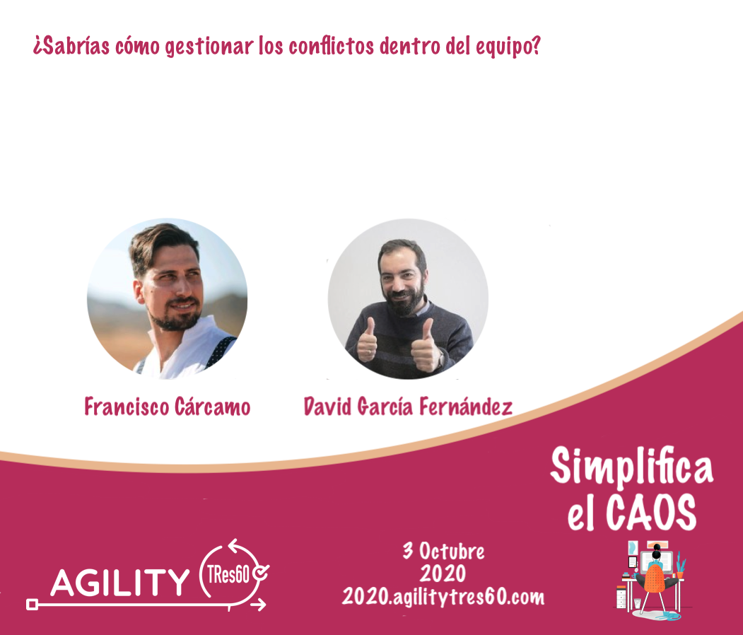 AgilityTRes60's tweet photo. ¿Sabrías cómo gestionar los conflictos dentro de un equipo? @Syscom16David y  @fjfcarcamo nos explicarán algunas dinámicas que podrán ayudarte en 
#AgilityTres60 #agile #conflictsmanagement
¡¡Gracias chicos!! https://t.co/D0WUQCmG32
