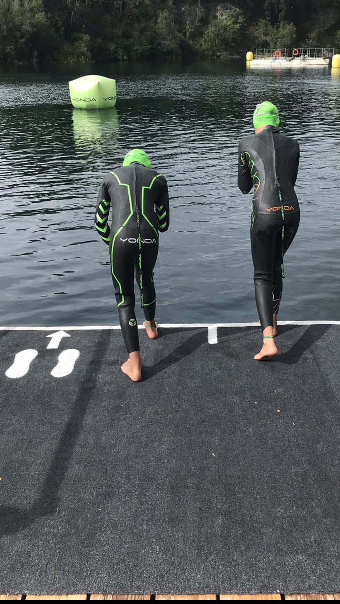 Encouraging young people to try #triathlon teaches them discipline &amp; endurance as well as a healthy, balanced lifestyle. Will &amp; Emily are European &amp; World U11 Biathle &amp; Triathle Champions. This week, they've been training at  <a href="/vobster/">Vobster Diving</a> 💪

#GoFurtherGoYonda #Vobster #Triathlete