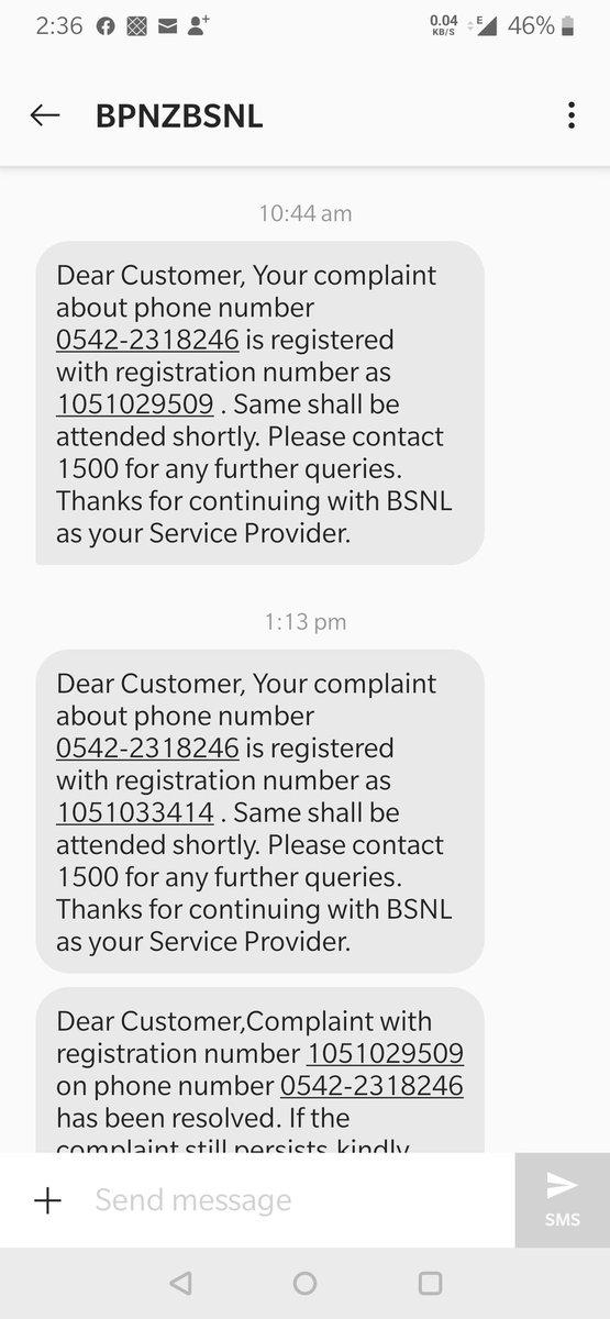 rpandeybhu's tweet photo. Local lower level staff &amp; officers of #BSNL r damaging the image &amp; reputation of Telecommunication dept @DoT_India in the name of forced privatization. Delaying or refuting services, resolving issues of customers on paper only. Hope for an intervention in this regard https://t.co/0rbv5dcXr9