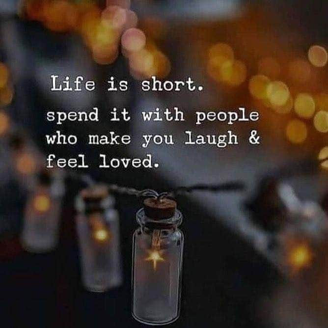 Spend time with the people who make you feel good. 
#WednesdayWisdom