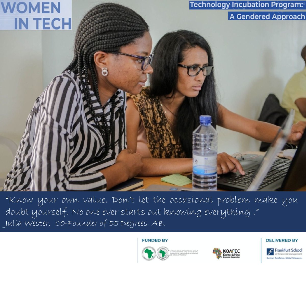 techincubation's tweet photo. #WomeninTech #WomenWhoCode #WomenInSTEM #TechIncubationProg #AGenderedApproach #RwOT #RwotGain https://t.co/JmJFxFGAIC