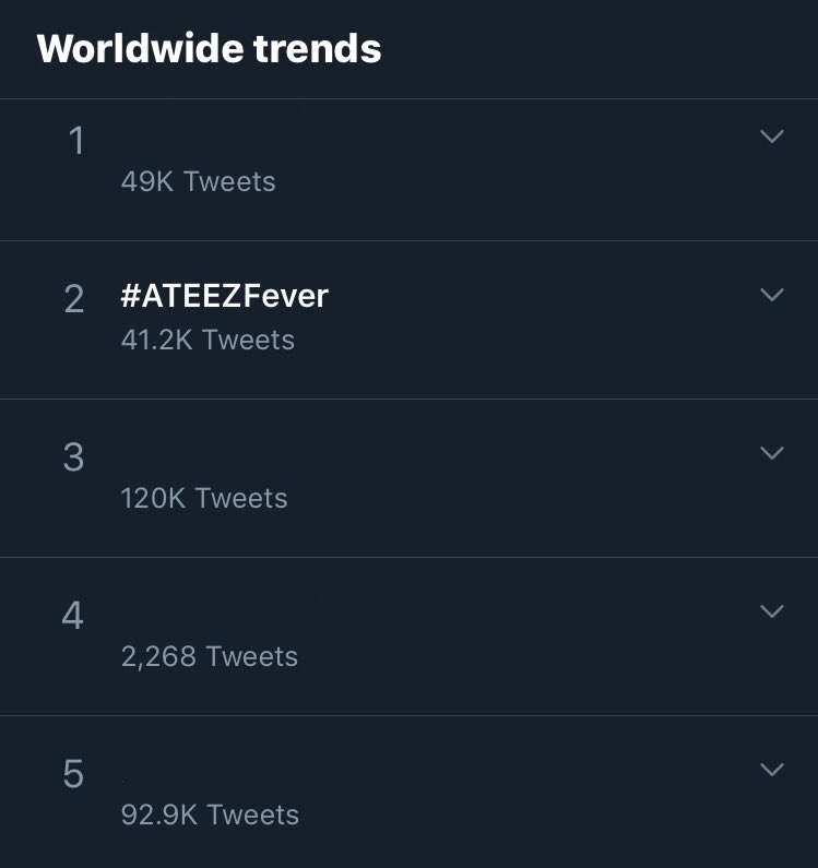 updateez's tweet image. { UPDATE }

#ATEEZFever is trending on WORLDWIDE trends!

#ATEEZ @ATEEZofficial #에이티즈