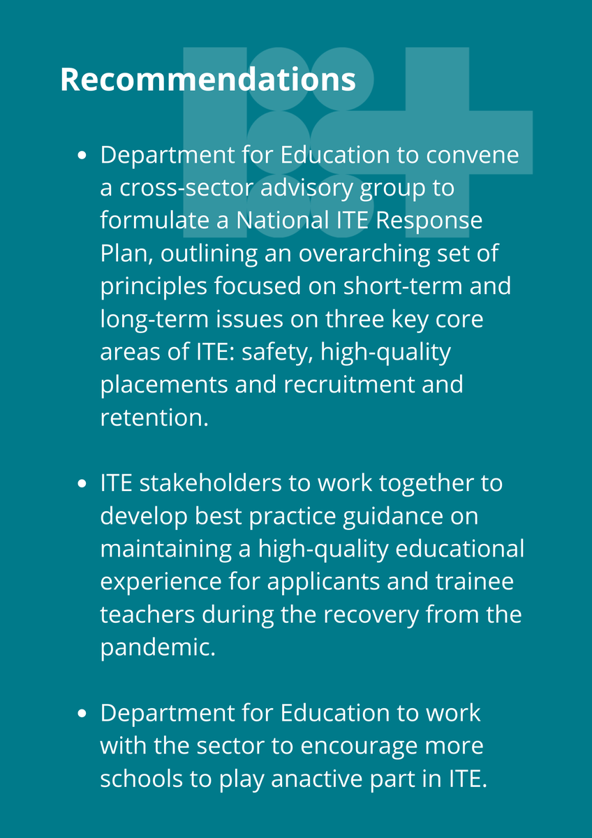 million_plus's tweet photo. MillionPlus Deans of Education Network, alongside @NASBTT and @UCET_UK calls for cross-sector collaboration with @educationgovuk to draw up a national recovery plan for Initial Teacher Education #TeacherEducation #MakingBritainWork https://t.co/spZKePN7eQ https://t.co/jvjURJNmSo