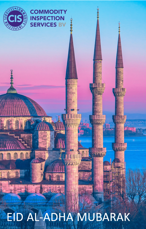 CInspections's tweet photo. CIS wishes everyone a blessed and prosperous Eid Al-Adha #eidmubarak #EidAlAdha #Eid #EidAlAdha2020 #CIS #CommodityInspectionServices https://t.co/SU1ZHt8m9I