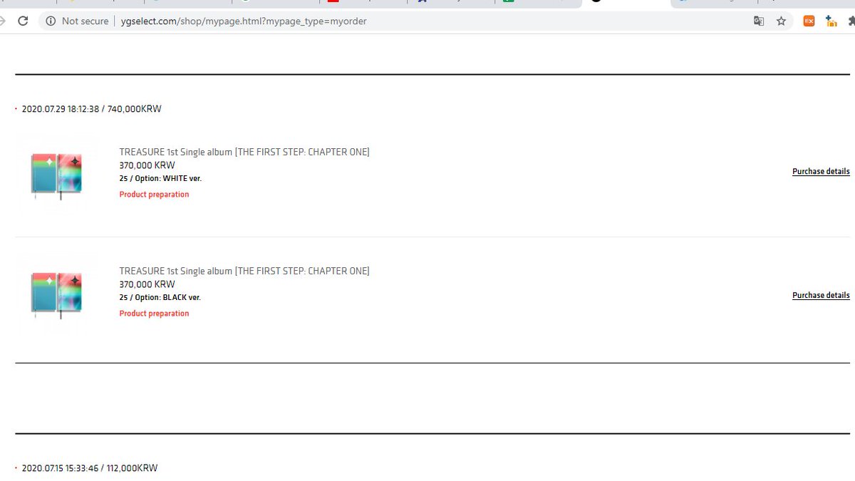  #BBKSHOP_UpdatesThread of Updates FOR TREASURE SINGLE ALBUM.I already ordered 25 PCS of WHITE & BLACK VER. at YGSELECT. 