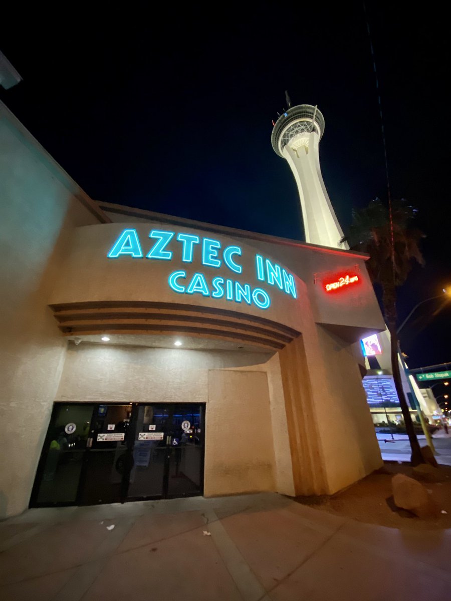 First time in this joint. Btw the cafe is not 24 hrs at the moment, despite what the neon sign says. – bei  Aztec Inn Casino