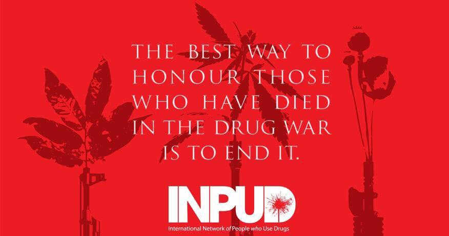 29. International Network of People who Use Drugs -  @INPUDA global network promoting the health and human rights of drug users and fighting the stigma, discrimination, and the criminalisation of drug use. https://www.inpud.net/ 