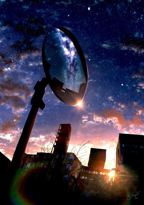 「太陽 夕焼け」のTwitter画像/イラスト(人気順)
