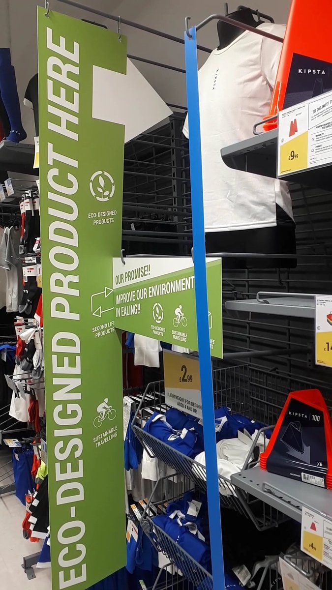 RicsRodriguez's tweet photo. Very pleased with our emphasis in satisfying our customers and joining in the habit of keeping it local! #decathlonealing @EalingShopping Our products are designed to be the best they can be. Our users make them better #ealing #productdesign #designforsports #sports #sportsuser https://t.co/obSy85seap
