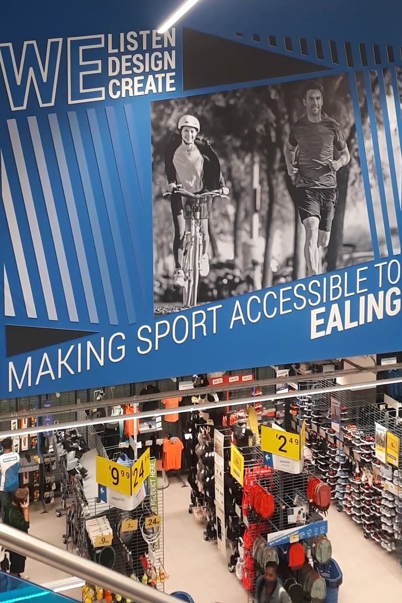 RicsRodriguez's tweet photo. Very pleased with our emphasis in satisfying our customers and joining in the habit of keeping it local! #decathlonealing @EalingShopping Our products are designed to be the best they can be. Our users make them better #ealing #productdesign #designforsports #sports #sportsuser https://t.co/obSy85seap