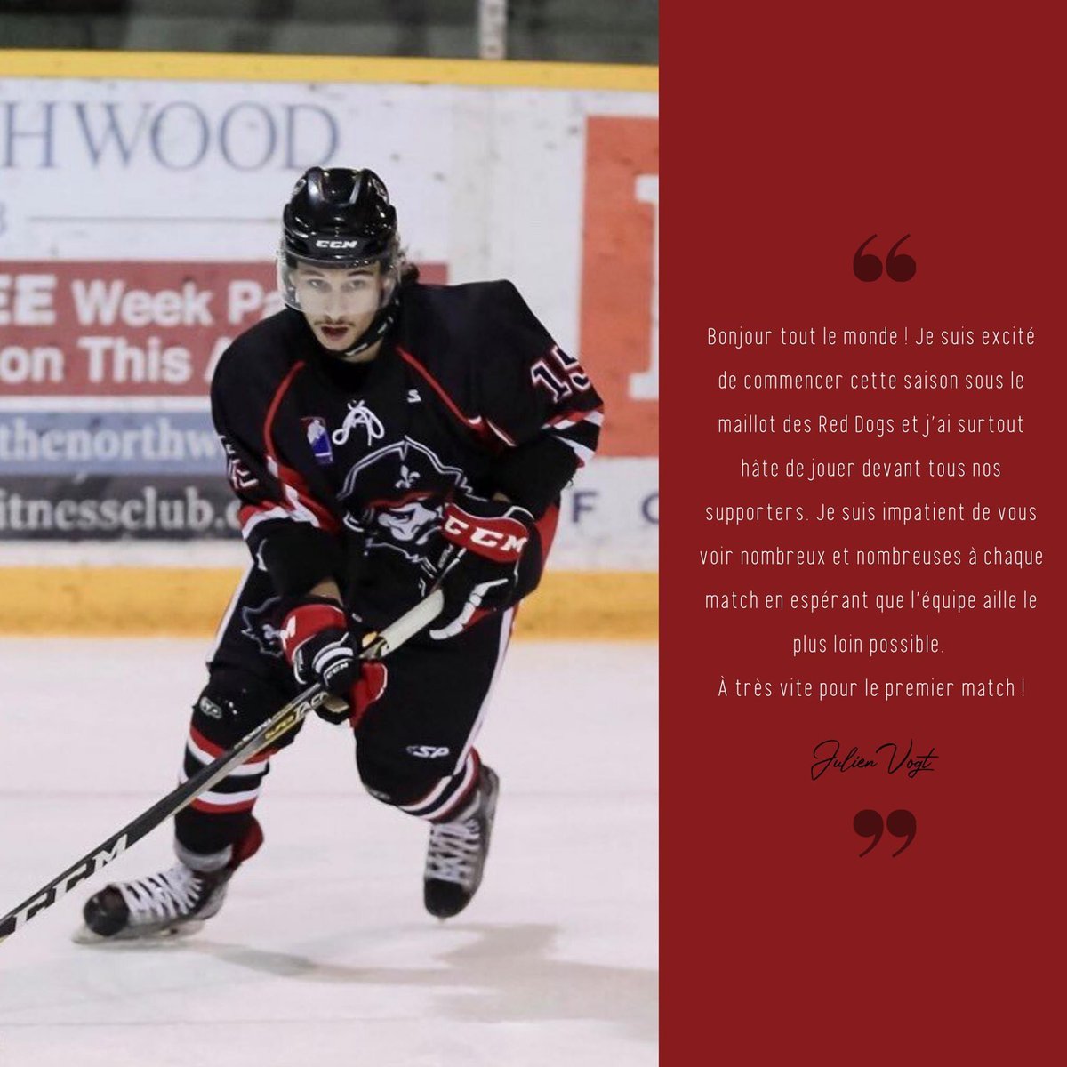 Julien Vogt a un petit mot pour vous... 🐾⚡️