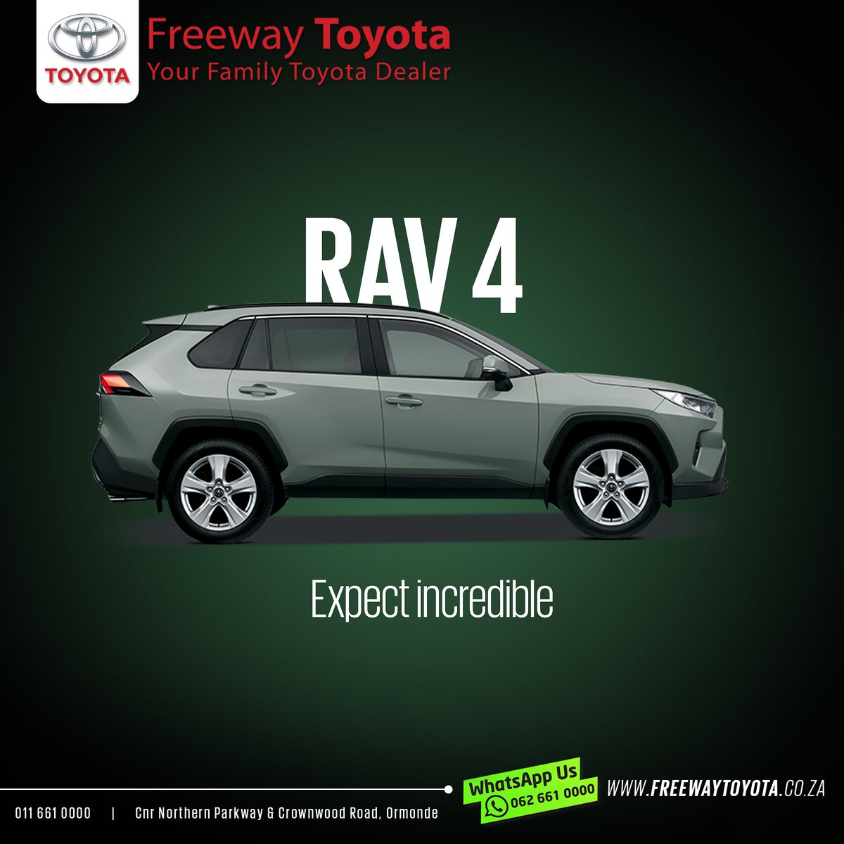 Freeway_Group's tweet photo. Rav 4⃣
Expect Incredible 👌🏼
Whichever version you go for, the RAV4's driving position is typical SUV, and is set high up to give you a commanding view over the road. 🛣️The large centre armrest is also a real boon for comfort. 
🔻
T'S AND C'S APPLY 💯⁣
Contact Our Sales Team👏⁣ https://t.co/6D1IG9Q7EO
