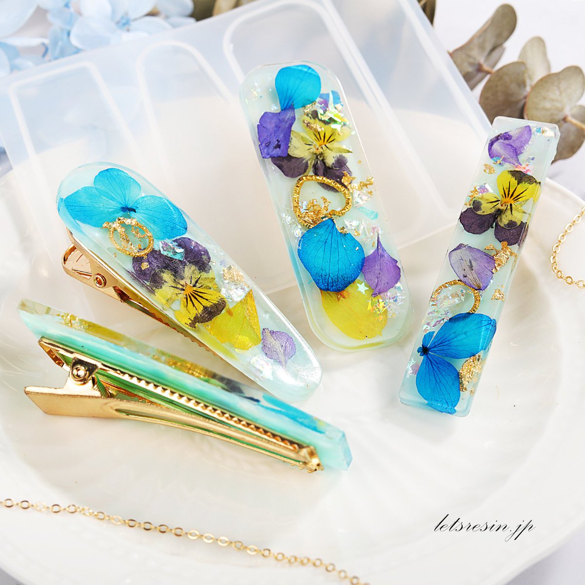 LetsResinJP's tweet photo. こんにちは～🥰
今日は新品ヘアクリップモールドの作品を紹介させていただきます。
💁‍♀️新品20％割引コード：「HAIRPIN20」

モールド： https://t.co/xzrAzm9umy

#レジン #レジン好きな方と繋がりたい #レジンアクセサリー #レジン初心者 https://t.co/wjTX04Z4aQ