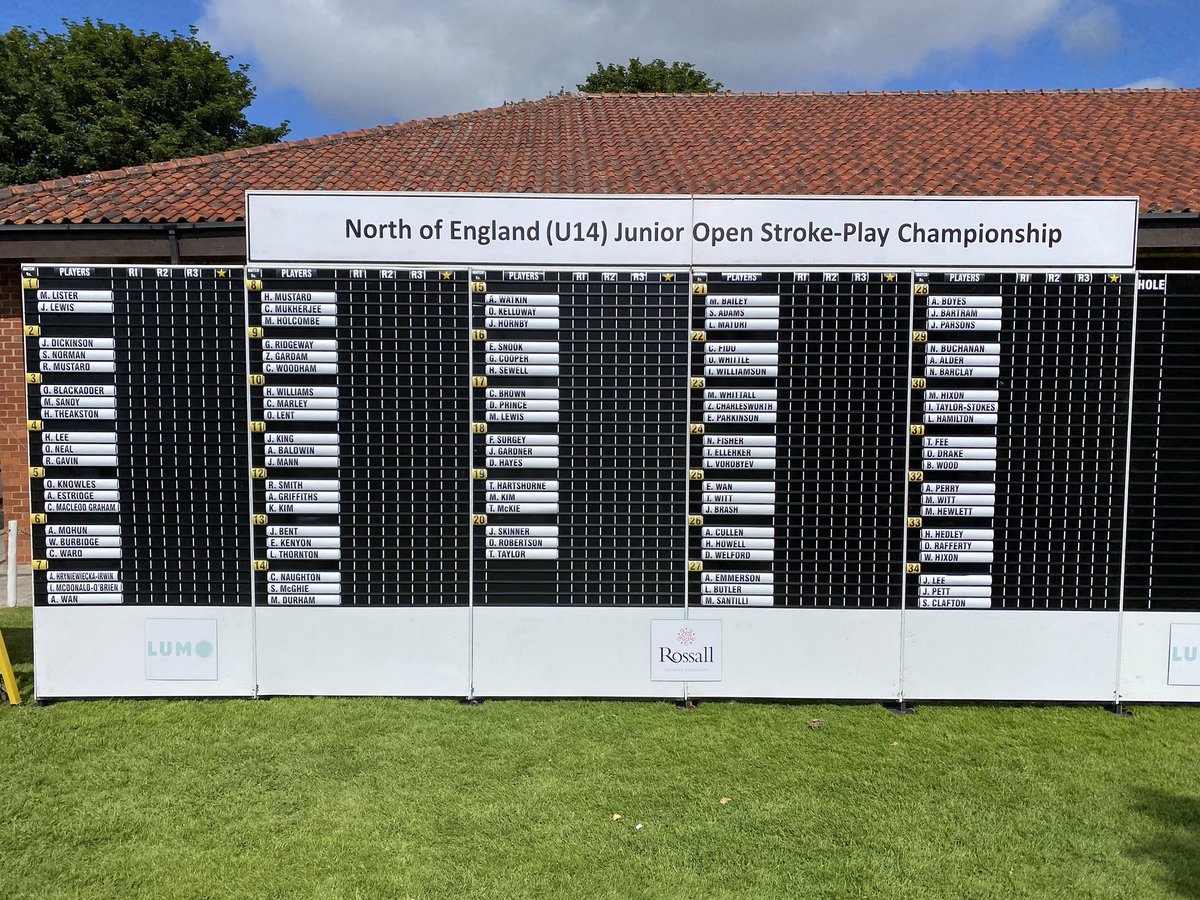 Good luck to all the Surrey boys and girls playing in the 1st round of the North of England U14 comp at South Moor Golf Club <a href="/SurreyGolf/">Surrey Golf</a>