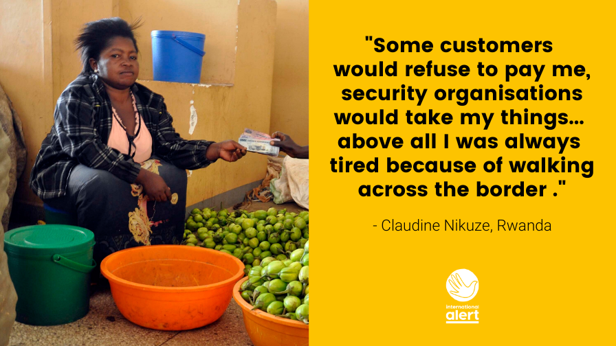 Our #COREproject (Creating Off-farm Rwandan Enterprise) is helping women like Claudine achieve economic empowerment and have more say in their communities. Read more: international-alert.org/stories/buildi…