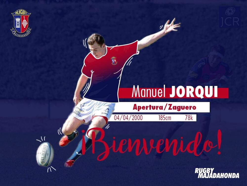 📰🧑 | RUGBY MAJADAHONDA SUMA A MANUEL JORQUI A SUS FILAS

El primer fichaje del masculino se ha hecho esperar. Ya podemos anunciar que Manuel Jorqui lucirá de #RojoyAzul el próximo año.

Noticia completa en la web 🌐
rugbymajadahonda.com/web/rugby-maja…

#RugbyMajadahonda #MadeInMajadahonda