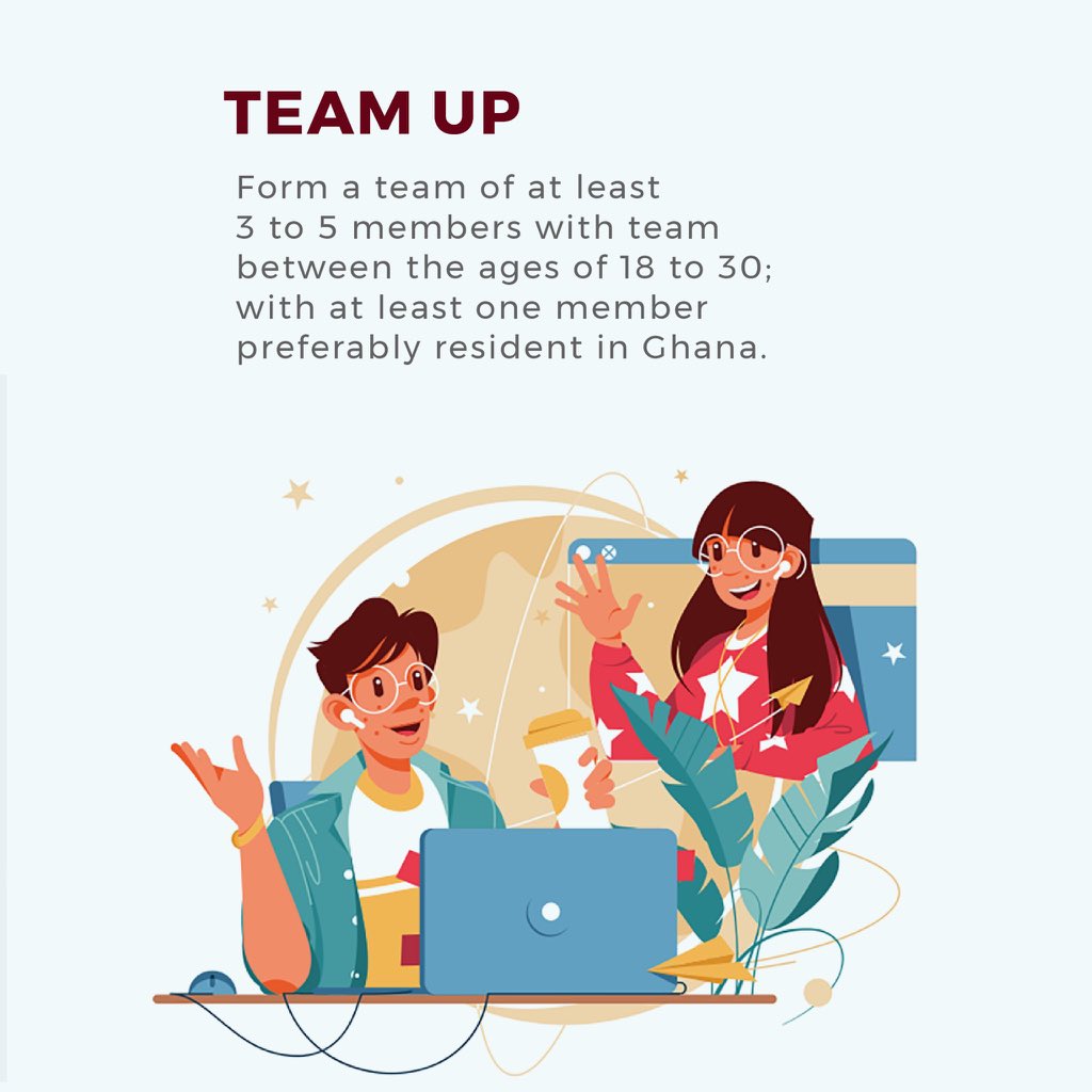 kyakuffo's tweet image. Sign your team up for this wonderful competition at bit.ly/dlabhack2 

Visit dlabhacks.com for more information cc @AshesiDesign 

#dlabhacks
#FutureLearningHack
#VirtualHackathon
#DesignThinking
#OnlineLearning
#IdeaChallenge
#AshesiDLab
#dlabhacks