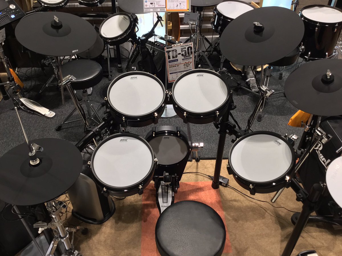 島村楽器 イオンモールりんくう泉南店 電子ドラム新入荷情報 Atv 島村楽器のコラボレーション機種 Exs 3sc が先行入荷展示中 発売日は7 31 デジマートでもご注文出来ます T Co Hv51bs1sxs