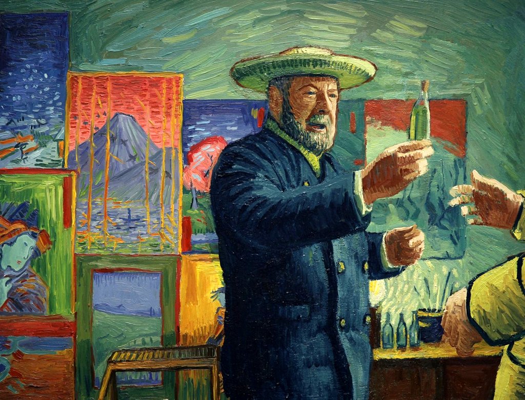 levmauc's tweet photo. Por los 130 años de la muerte de Van Gogh vuelvo a rescatar de Netflix LOVING VINCENT, una carta de amor a su obra que relata sus últimos días de vida. 56.800 fotogramas pintados al óleo y más de 100 animadores fueron necesarios para dar vida al largometraje. https://t.co/7vfNLObY7x