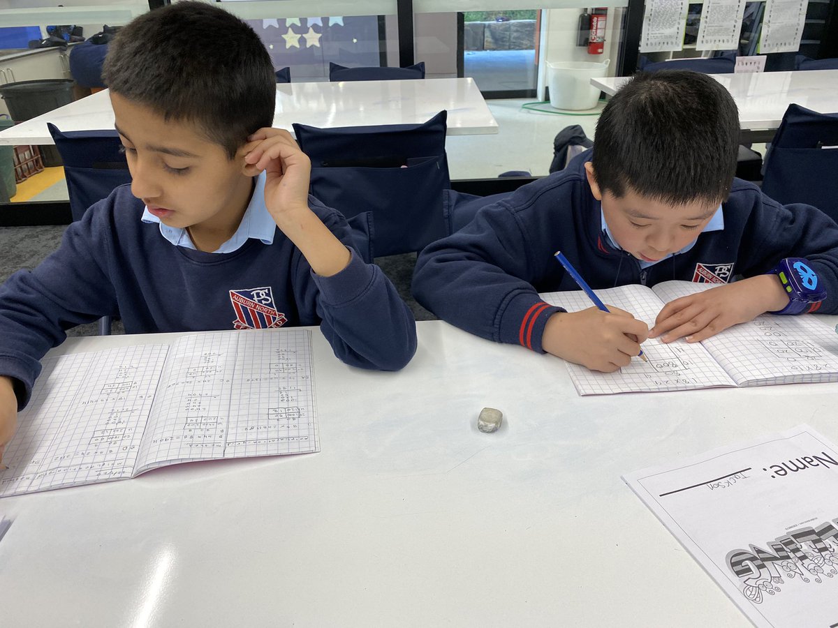 miss_rahimy's tweet photo. This week during math groups the Gryffindor students worked so hard and showed perseverance when faced with challenging fractions and multiplication questions. The self confidence in students over the week is evident in their smiles and work. @AuburnNthPS https://t.co/HHXp8JzJus