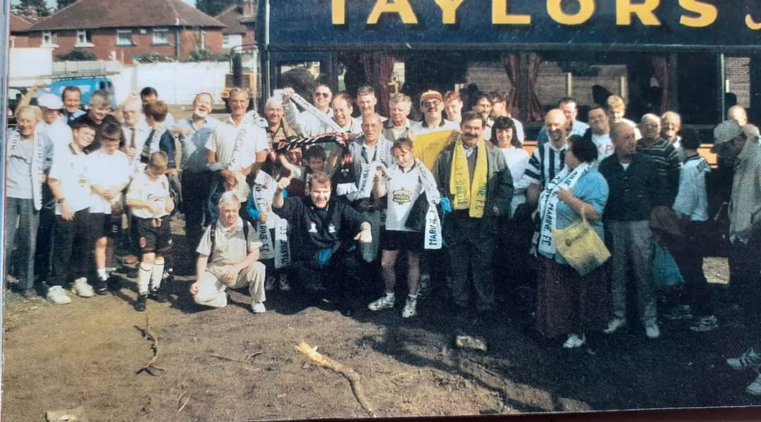 I have borrowed this from the Northern Premier League Memories Facebook page where Malky Mac McIntyre posted it. Who do you remember <a href="/MarineAFC/">Marine Football Club</a> fans?