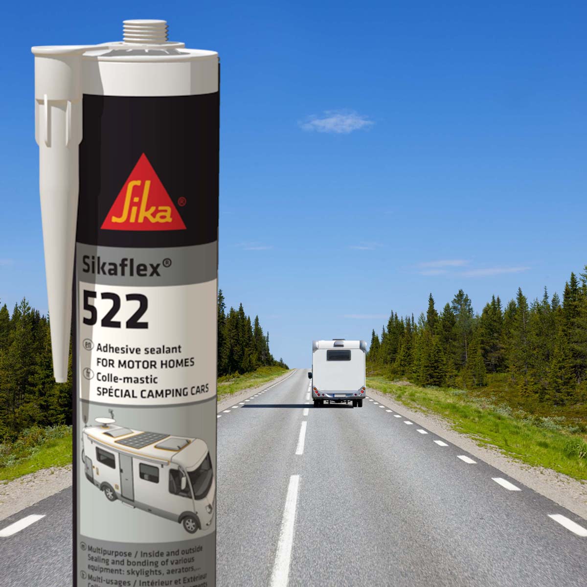 Sika UK on X: Sikaflex®-512 Caravan is now called Sikaflex®-522 and is  still a favourite for all those jobs in and around your caravan or  campervan #Sealant #Adhesive #CaravanLife #CaravanRenovation    /