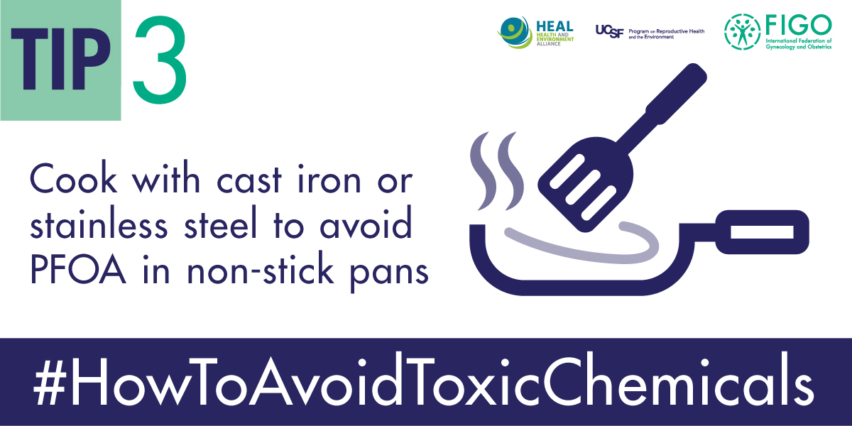 HealthandEnv's tweet photo. PFAS, a class of more than 4,700 chemicals including PFOA, are jeopardizing our health.
@FIGOHQ, @UCSF_PRHE & @HealthandEnv are bringing you 10 tips on #HowToAvoidToxicChemicals during and after pregnancy π https://t.co/0P7PqA4SM3 #ForeverChemicals https://t.co/FQznHrdYdb