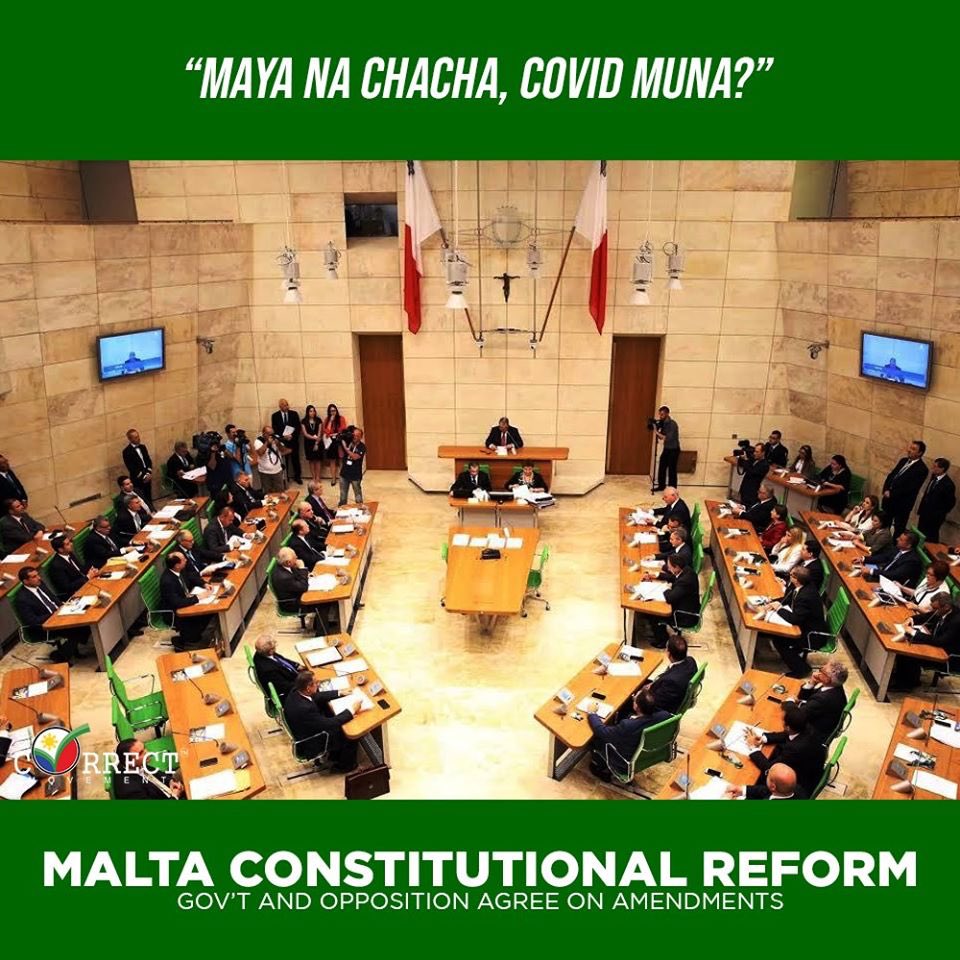 May constitutional reforms SA IBANG BANSA sa gitna ng COVID pandemic. Bakit hindi tayo pwedeng magkaroon ng constitutional reform kung ikabubuti ito para sa ating bansa? 

#OUSTtheSYSTEM #OUSTKIKO
#JOBSJOBSJOBS
