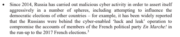 Of interest because of the timing. We know Russian state backed hackers have been active for longer than this from other reporting, but did 2014 mark a change in behaviours?