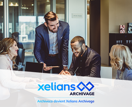 ARCHIVECO's tweet photo. Archiveco est devenu Xelians Archivage ! 
Rejoignez-nous sur notre compte @groupexelians pour être au courant des dernières actualités ! 🔔

C'est par ici pour nous suivre 👉 https://t.co/KzuKGT5xu5 https://t.co/xhqoGA65jG