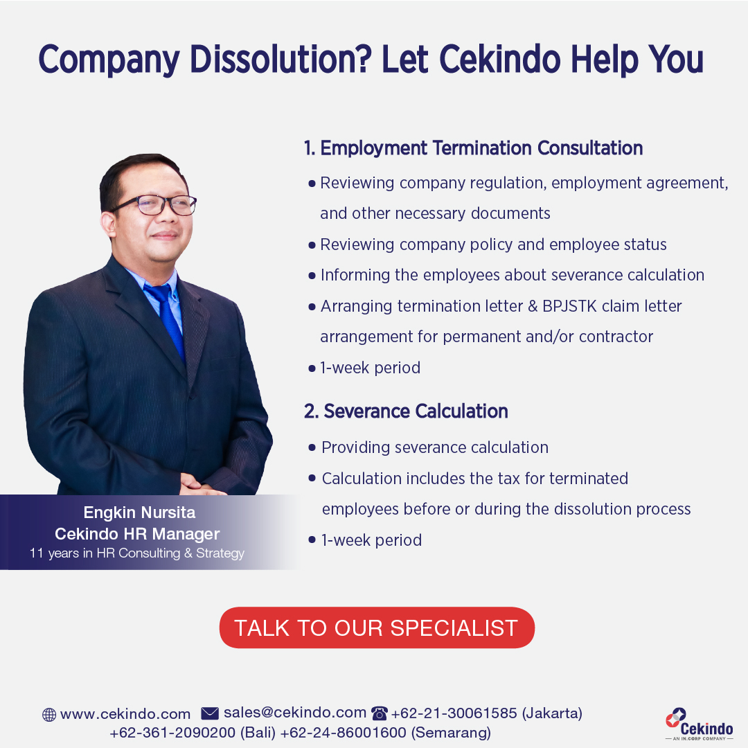 Cekindo's tweet photo. How can a company become dormant in Indonesia? And what can you do about it?

#managementconsulting #businessconsultant #companydissolution https://t.co/caI8e2WjNX