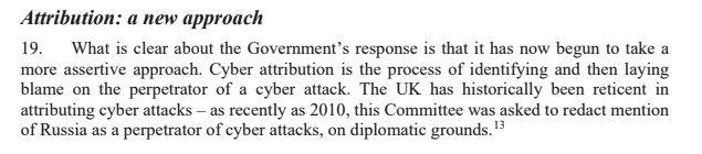 This was interesting. Clearly the ISC doesn't read it's own reports. To quote me again from an article I wrote for Janes some time ago: