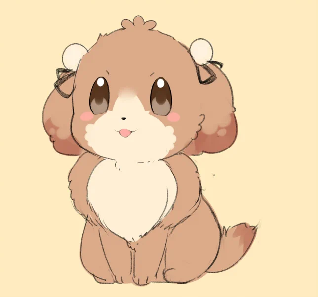 ねるブイみがあるとのことで、ちょっと寄せて描いてみました
#若頭こむぎ子 