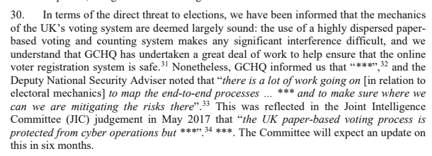 This seems like broadly good news, and a good advert for traditional voting systems. The 'but' is worrying though: