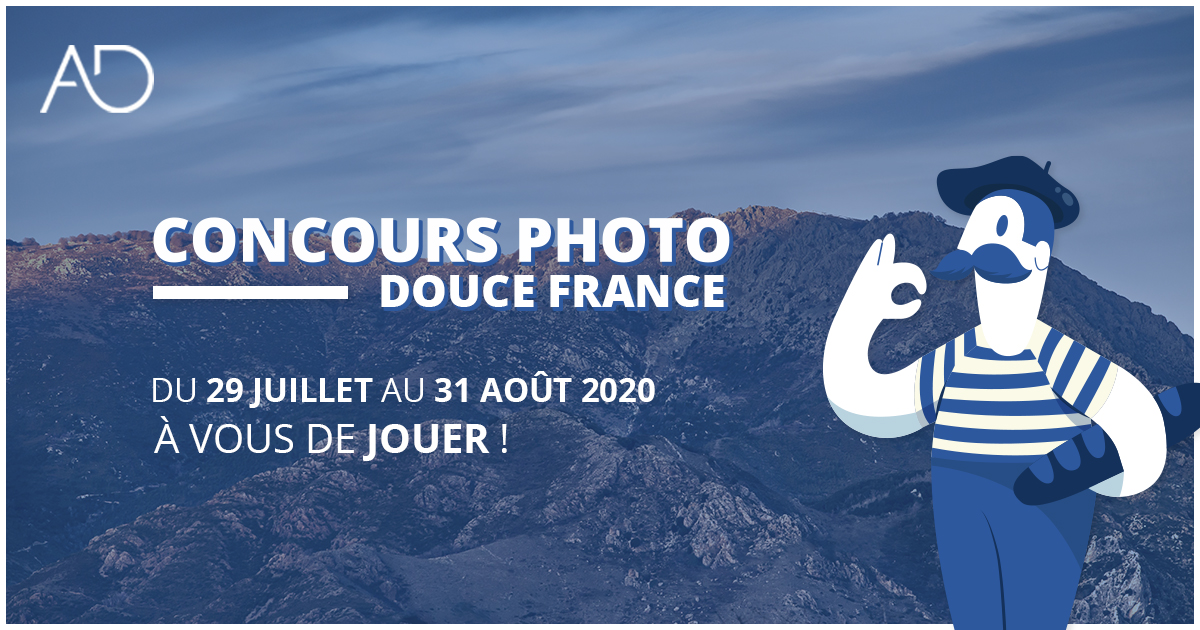 Participez à notre jeu de l'été ⛱ : un concours photo aux couleurs de notre Douce France !

Rien de plus simple : publiez votre plus beau cliché de vacances en France en cliquant ici : pollunit.com/fr/polls/augus… et tentez de gagner un des cadeaux offerts par August Debouzy !📷