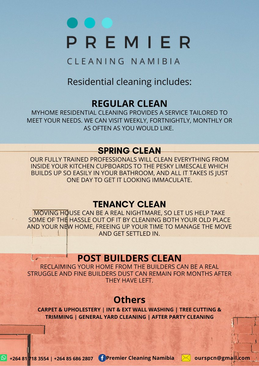 Premier Cleaning Namibia (NamibiaPremier) Twitter