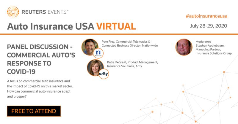 ReutersEventsIn's tweet photo. Day 2 of Auto Insurance USA Virtual is here! A great panel to kick things off on the industry's attitudes and approaches to telematics. Join the discussion for free: https://t.co/uKU9fhVOdp #AutoInsuranceUSA #telematics #insurance #COVID19 #autoinsurance https://t.co/KCMQKFZ0gR