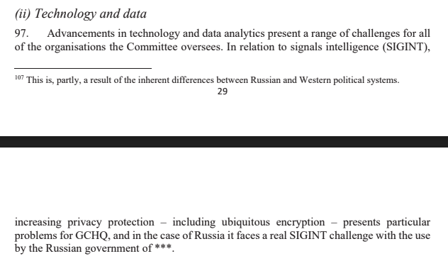 I really don't know how much Russian propaganda is done on WhatsApp, but that last redaction is intriguing.
