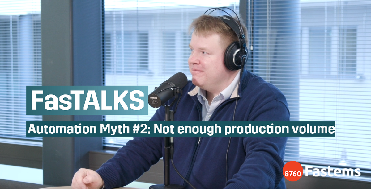 fastems's tweet photo. Large production volumes are not a prerequisite for #automation.

In this short clip of #FasTALKS, Fastems Sales Director Esa and Product Manager Teemu-Pekka discuss one of the most common #factory #automation myths around #small #batch #production.

https://t.co/7Emj8D4js4 https://t.co/XjQY3UJdGP